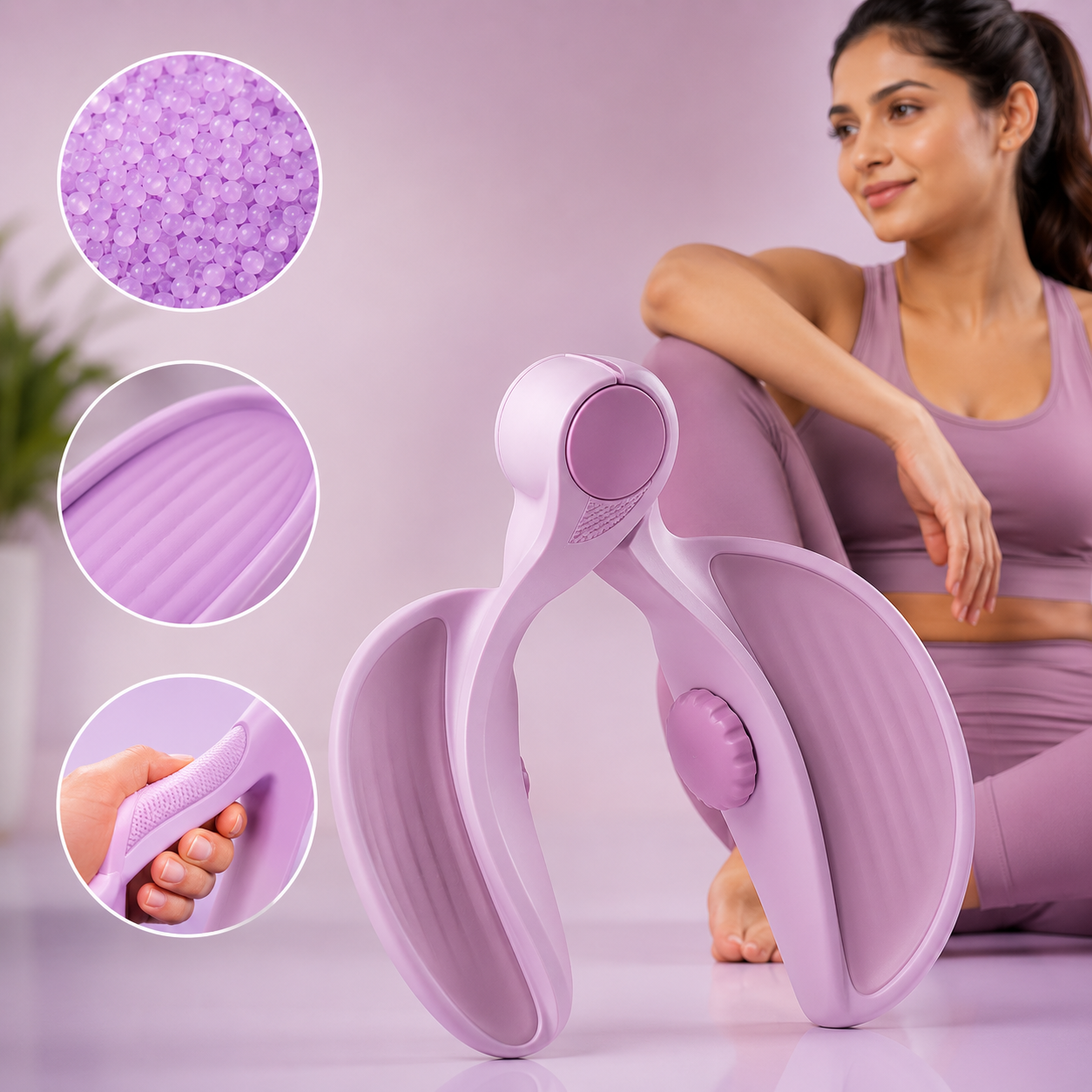 Fit&Tone |Hip & Thigh Trainer Exerciser | Pelvic Muscle Trainer| Tone Lower Body at Home