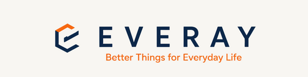 Everay logo with tagline 'Better Things for Everyday Life' on a white background